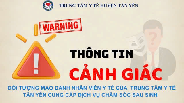 Cảnh giác việc giả mạo nhân viên y tế cung cấp dịch vụ chăm sóc sau sinh
